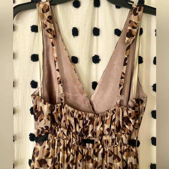 BCBG MAXAZRIA Silk Cocktail Dress animal-like print 🐆 Size 8, (like new!) NYE🥂 - Picture 9 of 16